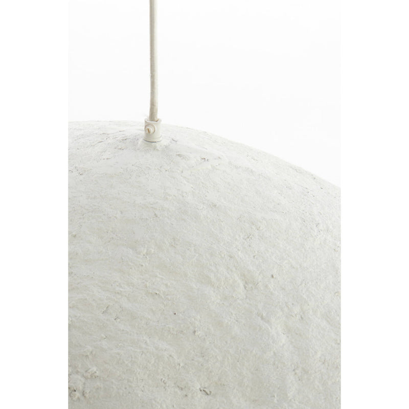 Contemporary 'Wave' Pendant Light: Modern Plaster Elegance