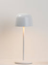 Portable White Metal Lamp