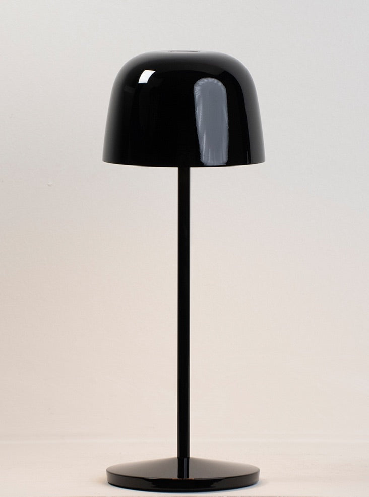 Portable White Metal Lamp
