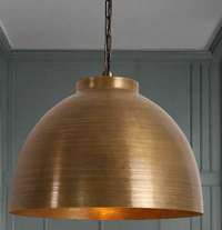 Raw Old Bronze Hanging Lamp 60cm - Clearance