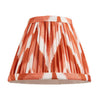 Red Chevron Pleated Clip Shade 16cm