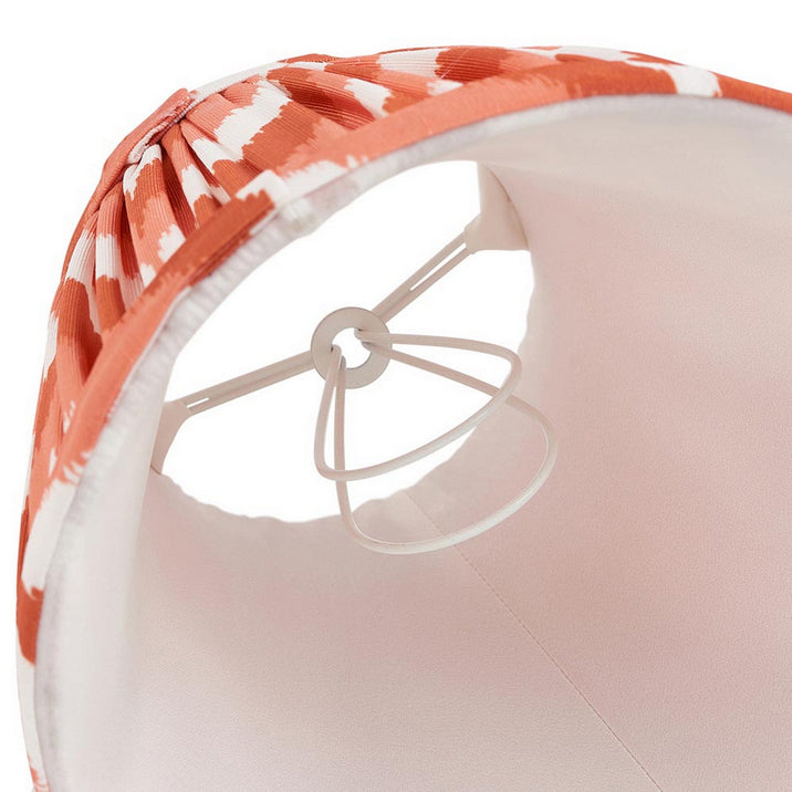 16cm tapered shade with a clip to fit golf or candle bulbs. Unique chevron pattern design in red with taped edge detailing.
Perfect when paired with decorative table lights, wall lights or chandeliers.