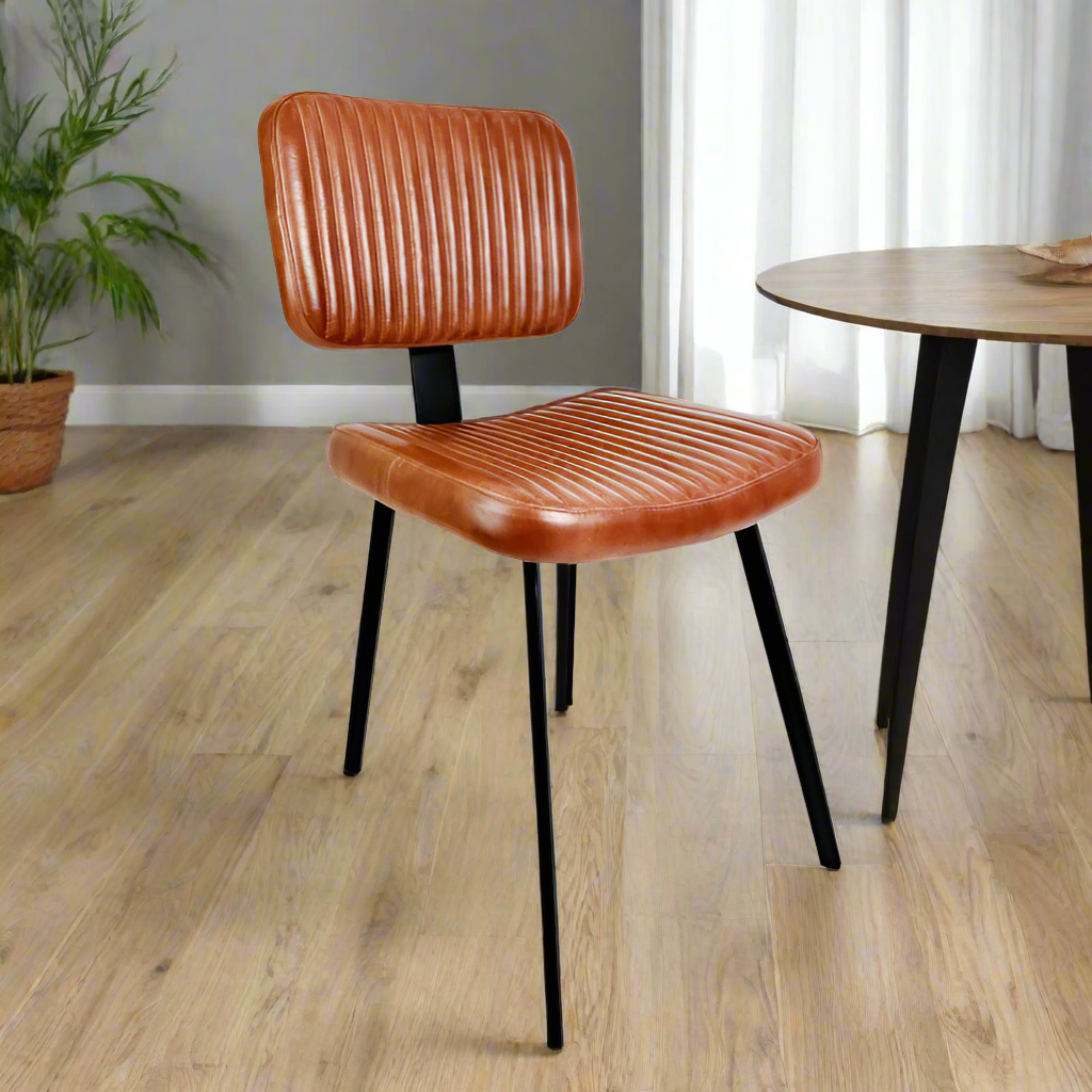 Leather Dining Table Black Metal And Wood Dining Chairs Woods