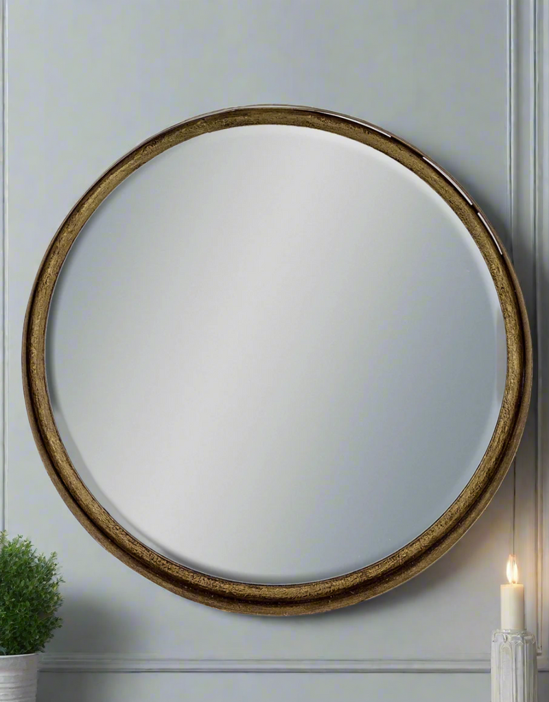 Round Mirror - Deep Frame - 21 cm, 26cm, 31cm