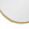 Round Mirror  Gilt 'Bamboo' Frame 80 cm