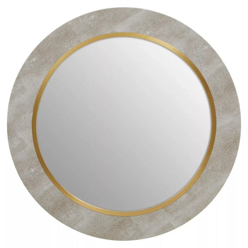 Round 'Shagreen' Mirror 80 cm