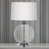 Round Glass Lamp 72 cm