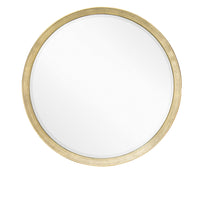 Round Mirror - Antique Silver / Gold - 107 cm