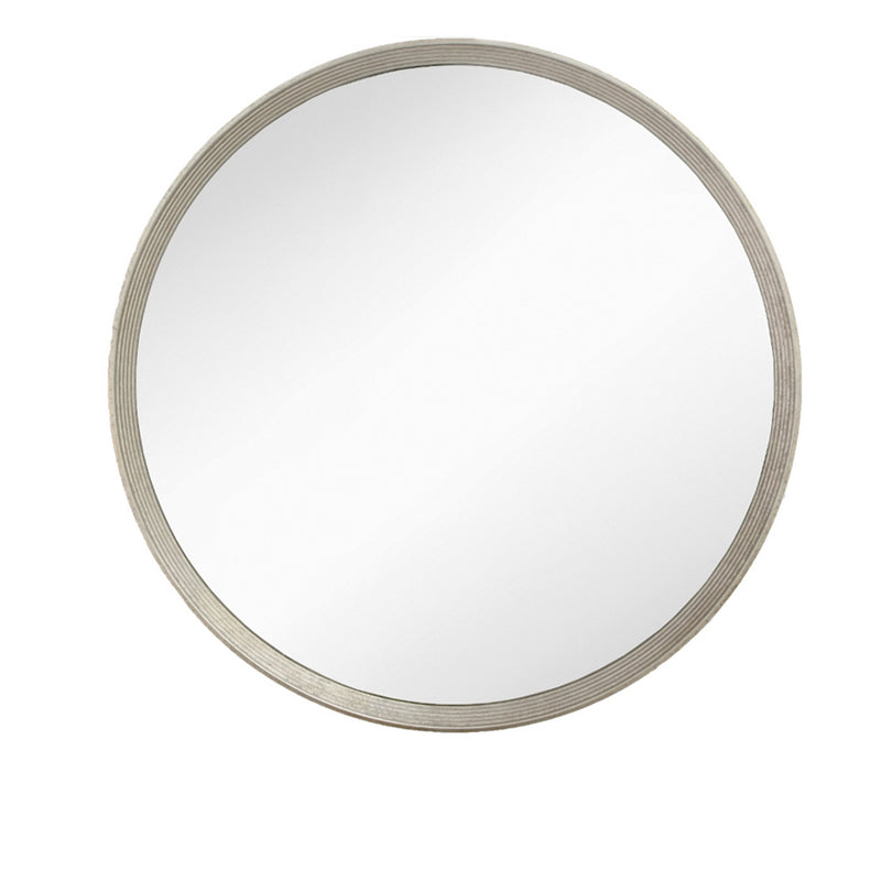 Round Mirror - Antique Silver / Gold - 107 cm