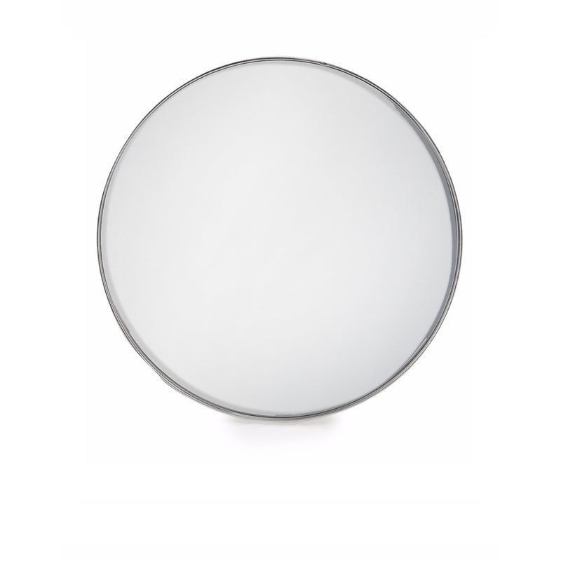 Round Silver Framed Wall Mirror 40 & 50 cm