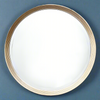 Round Antique Brass Mirror 61 cm