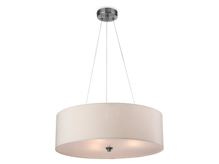 Ribbed Glass Circular Light H40 W45 cm