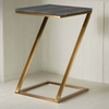 Faux Shagreen 'Z' Table 62 cm