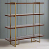 Antique Brass Metal Shelving 146 cm