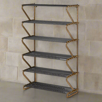 Tall Shoe Storage Shelf 131cm