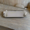 Small Ornate Silver Aluminium Tray 45cm