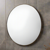 Round Mirror - Black - 100cm