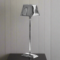 Slim Nickel Lamp & Shade 59 cm