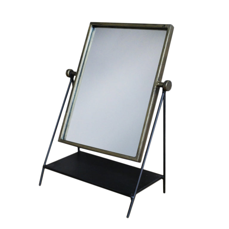 A small cheval mirror, the perfect size for a bedroom 