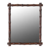 Small 'Bamboo' Framed Mirror 41 x 33 cm