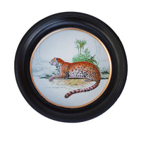 Small Round Leopard Print 27 cm