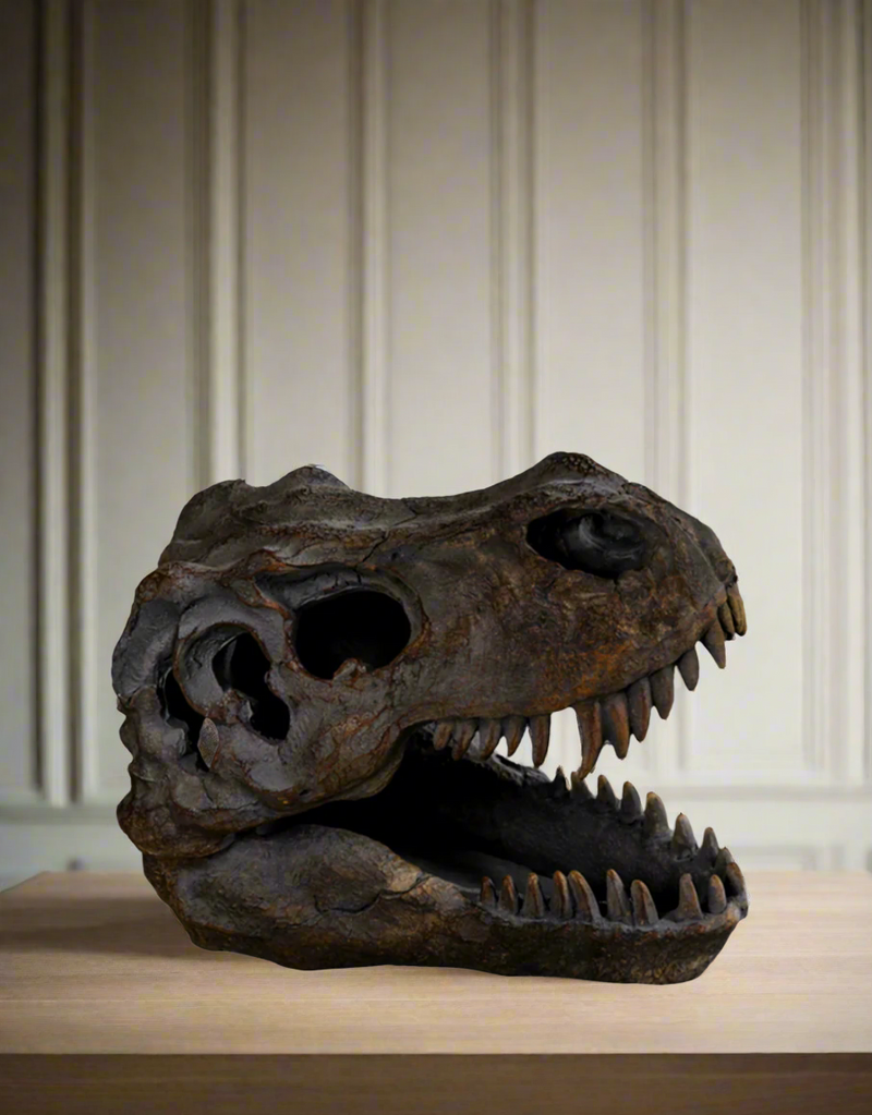 T-Rex Skull Table Decor