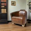 Small Leather Club Chair