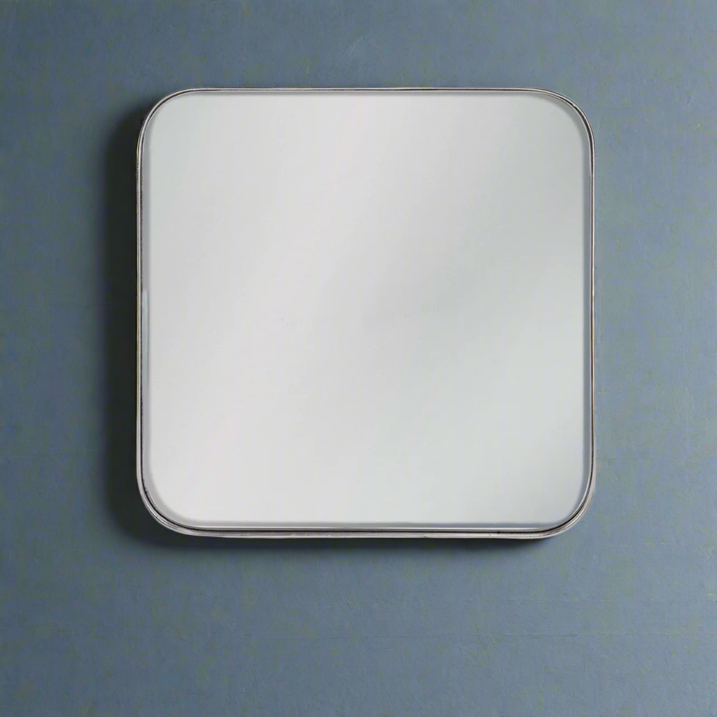 Small square mirrors perfect for small powder rooms or WCs.&nbsp;&nbsp; Compact size to fit above 40 wide sinks.&nbsp;