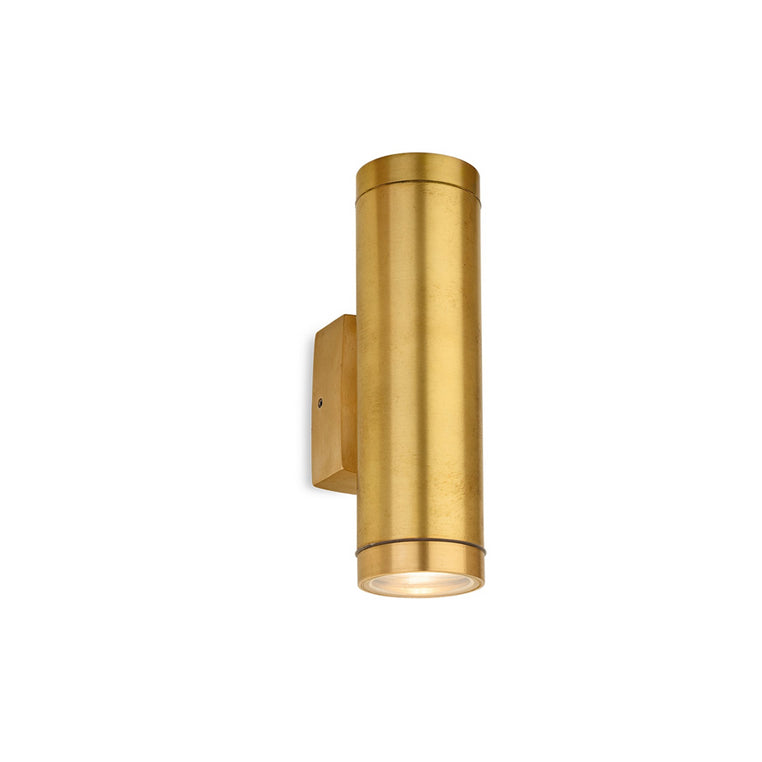 This light is crafted from solid brass, offering a weather-resistant and long-lasting structure. Classic design with two point of lights lighting above and below. This light combines a timeless, elegant classic design with durability. Perfect for illuminating porches, patios, garden or pathways, providing both functionality and style to outdoor spaces. This light has an IP64 rating (suitable for outdoor and bathroom use).