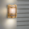 Solid Brass Outdoor Wall Light - IP64