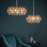 Structured Disc Chandelier 60 cm