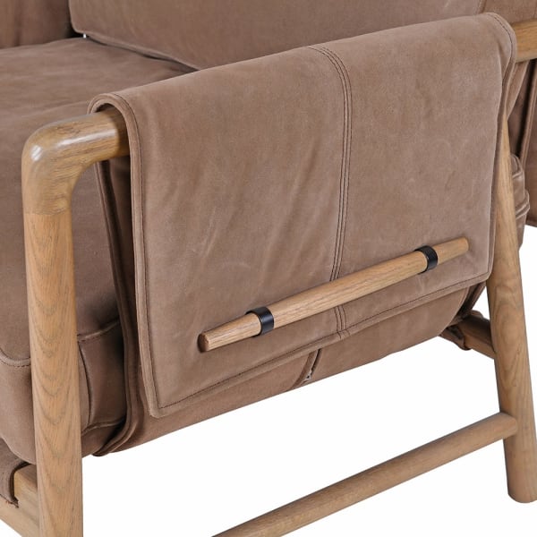 Suede Arm Chair