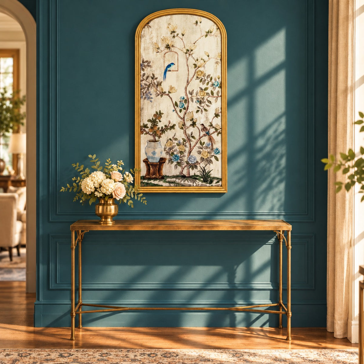 Decorative Arched Mirrored Wall Art