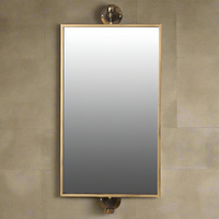 Swivel Mirror Brass 74 cm