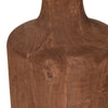 A tall, sleek wooden lamp base with a large black linen shade. An unusual, stunningly shaped lamp, a natural, statement light for your home. Perfect to light your hall on a wooden console table or on a side table in your living room to add mood lighting.&nbsp;


H: 78 cm D: 54 cm