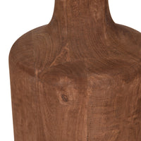 A tall, sleek wooden lamp base with a large black linen shade. An unusual, stunningly shaped lamp, a natural, statement light for your home. Perfect to light your hall on a wooden console table or on a side table in your living room to add mood lighting.&nbsp;


H: 78 cm D: 54 cm