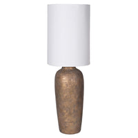 Tall Wooden Lamp and Shade 107 cm