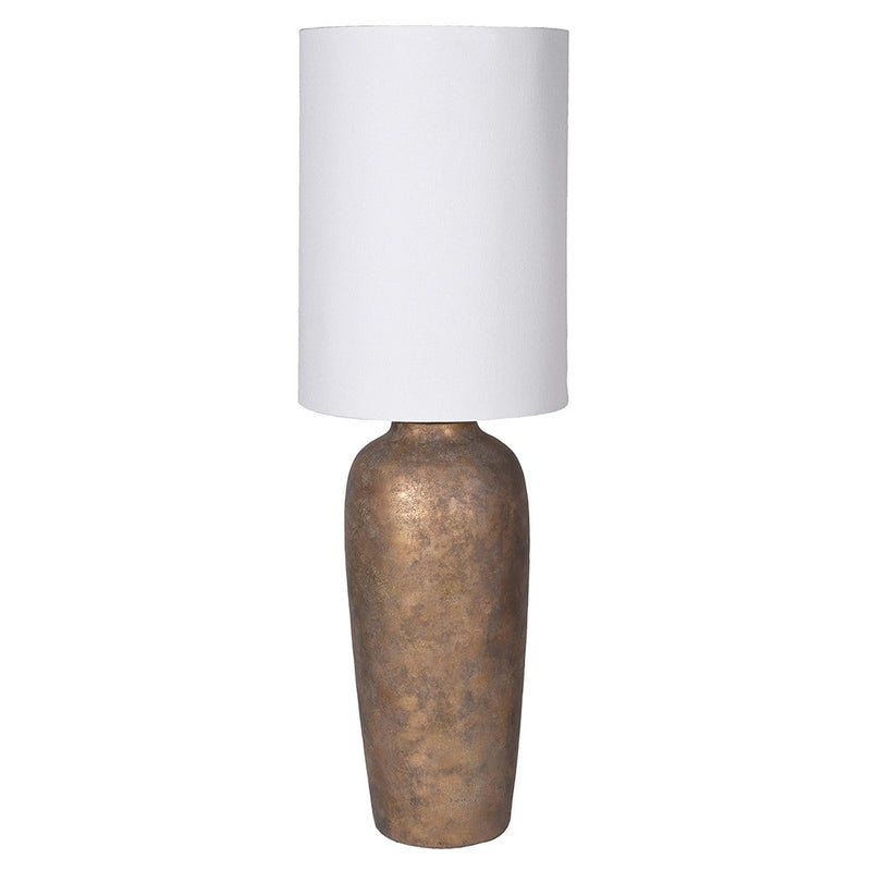 Tall Wooden Lamp and Shade 107 cm