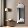 Tall Arched Aged Bronze Finish Mirror - 170 cm