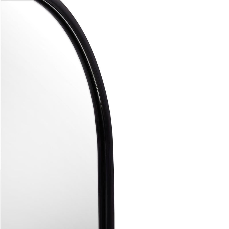 Tall Black Arched Mirror 170 cm x 65 cm