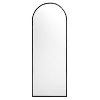 Tall Black Arched Mirror 170 cm x 65 cm