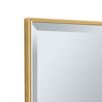 Thin Framed Mirror - Gold - 8 Sizes