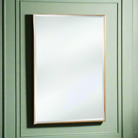 Thin Framed Mirror - Gold - 8 Sizes