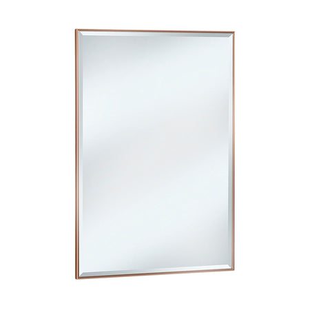 Industrial Black Slim Frame Mirror 90 cm