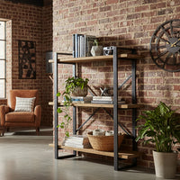 Urban Metal & Wood Shelf Unit