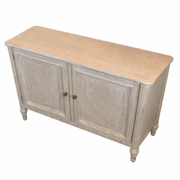 Lime Wash Two-Door Sideboard
