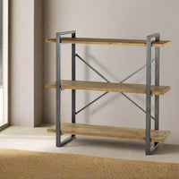 Urban Metal & Wood Shelf Unit