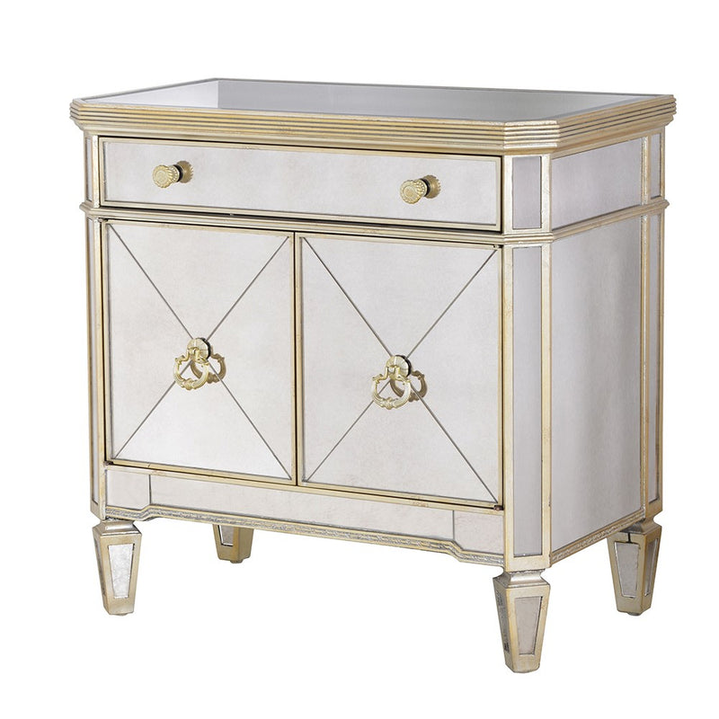 Venetian Cabinet with Gilt Edging - 75cm