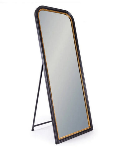 Gold Oval Full Length Hanging Mirror H140 W40cm