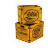 Vintage Vinyl Record Storage Boxes - Wooden Crates